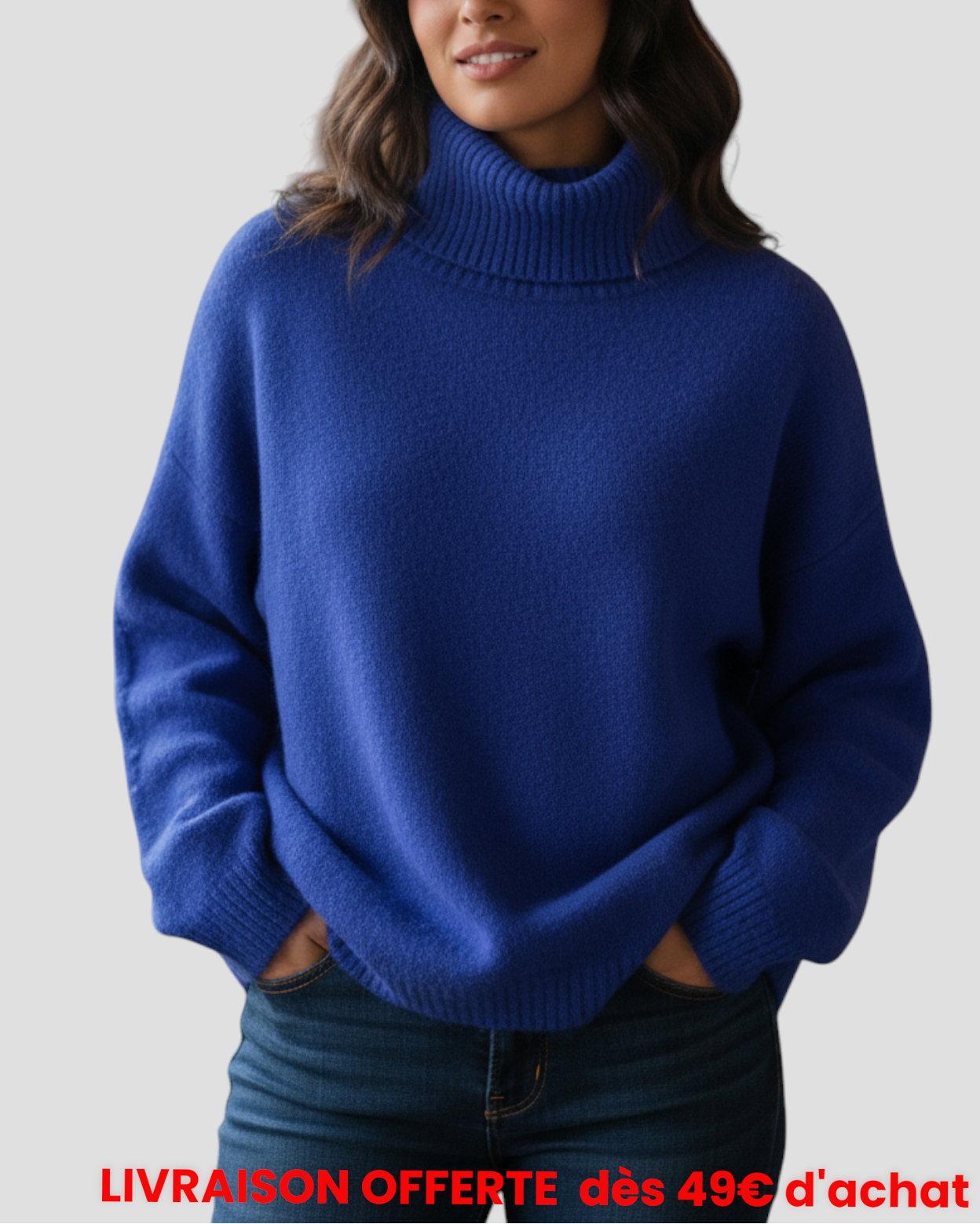 Pull col roulé Made in Italy