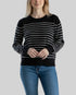 Pull Zapa noire et rayé – taille S – seconde main femme