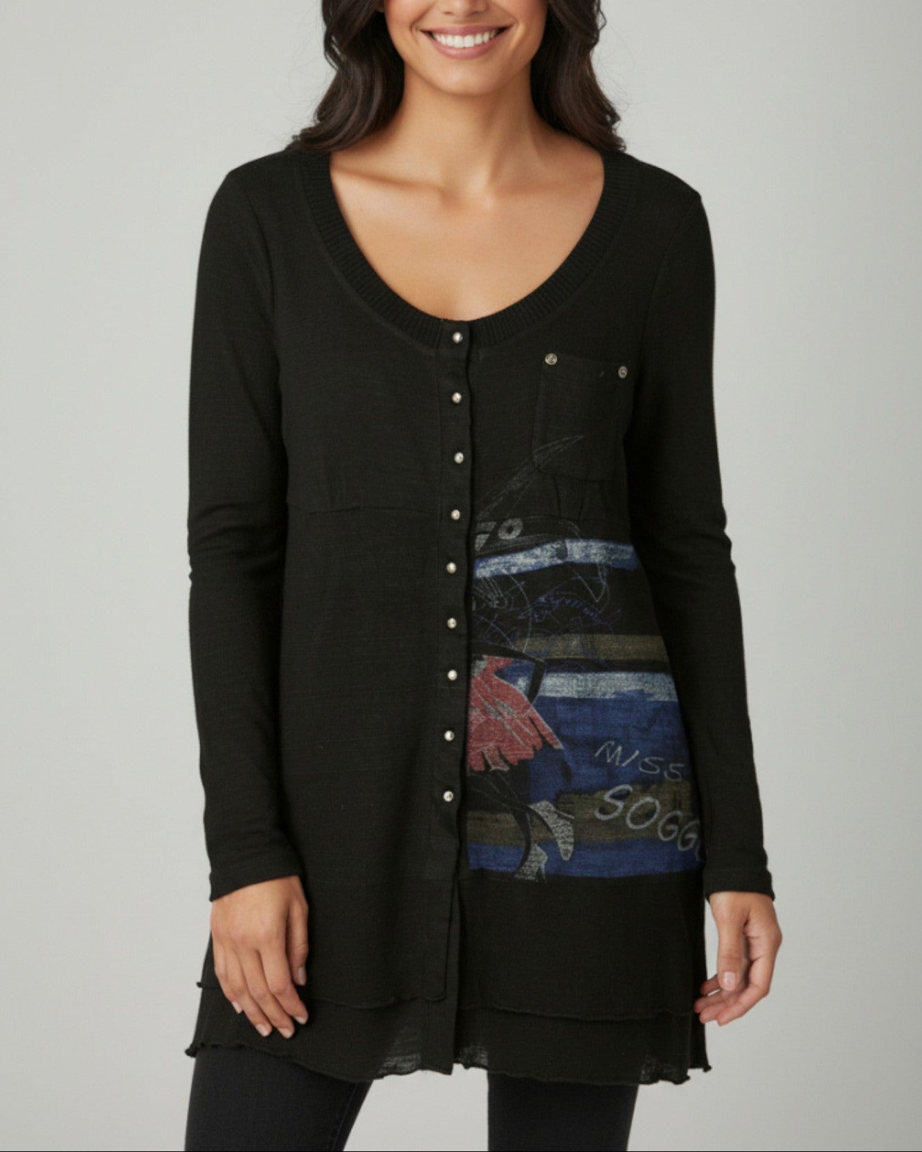 Pull Robe Soggo Collection Noir & Coloré