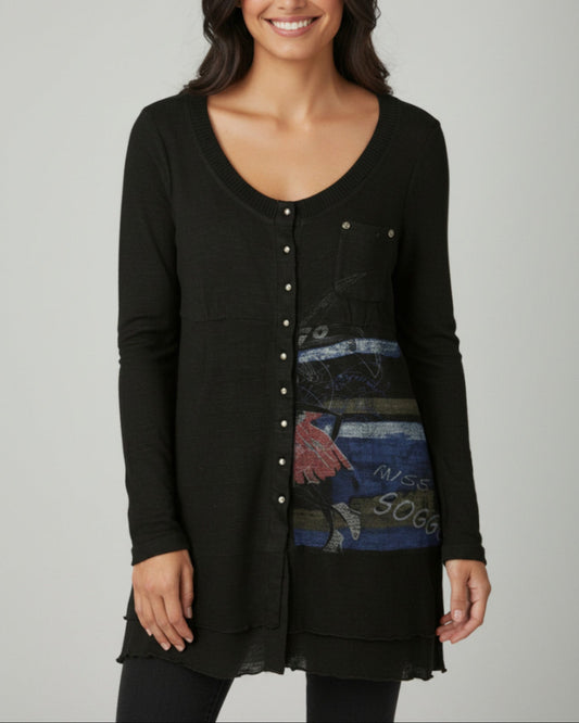 Pull Robe Soggo Collection Noir & Coloré