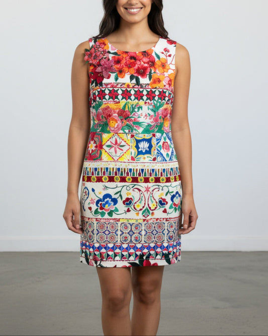 Robe florale vintage