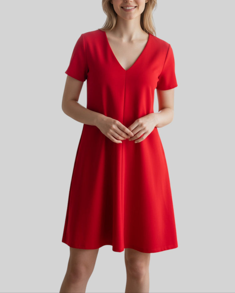 Robe Zara rouge et bordeaux – taille M – seconde main femme
