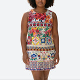 Robe florale vintage