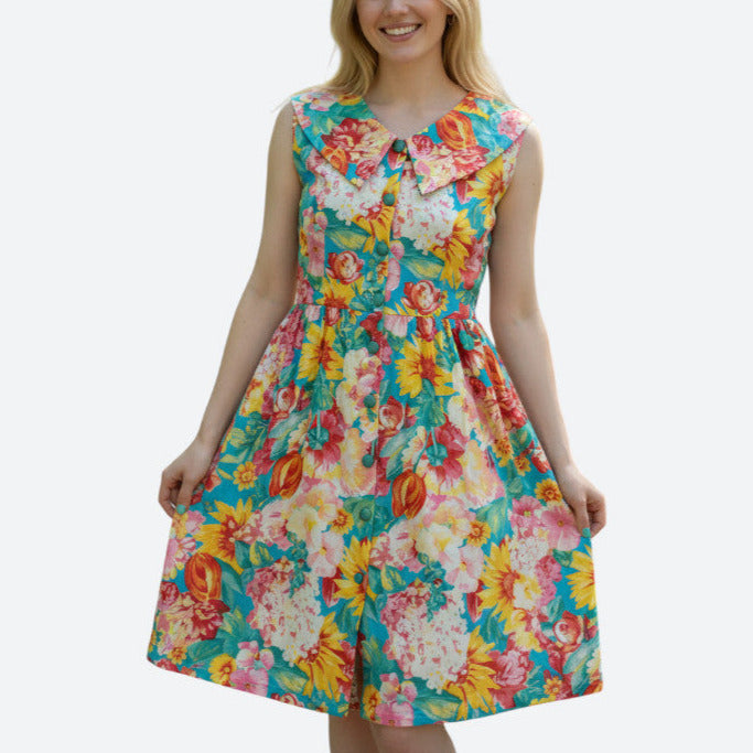 Robe fleurie vintage marque Burton