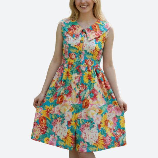 Robe fleurie vintage marque Burton