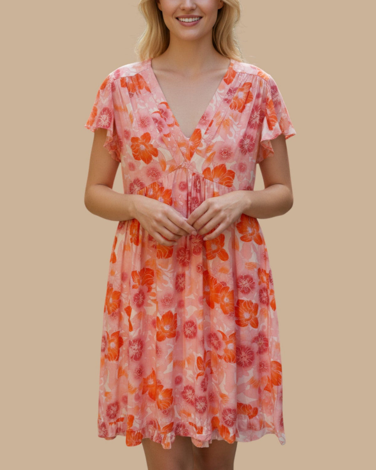 Robe fleurie Aroma – taille 38/40 – seconde main femme