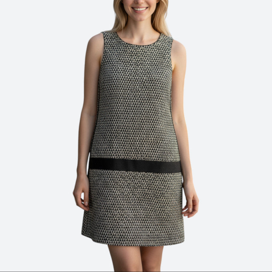 Robe Cop copine beige et noir – taille 36 – seconde main femme
