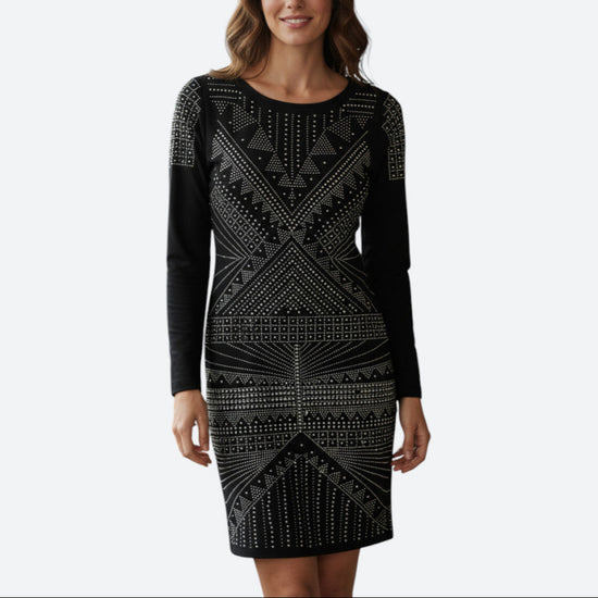 Robe strass Giracco noir – taille S/XS – seconde main femme
