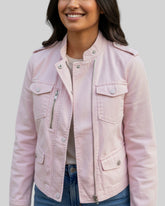 Veste IKKs rose – taille S – seconde main femme