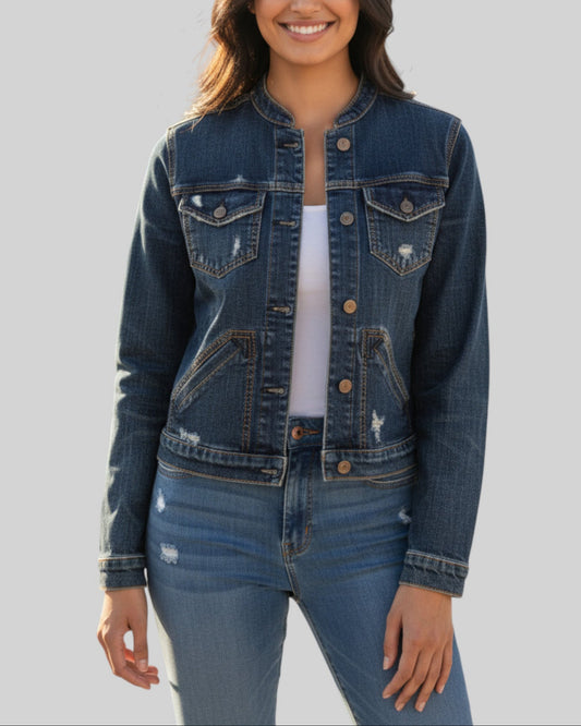 Veste en jean marque Hollister