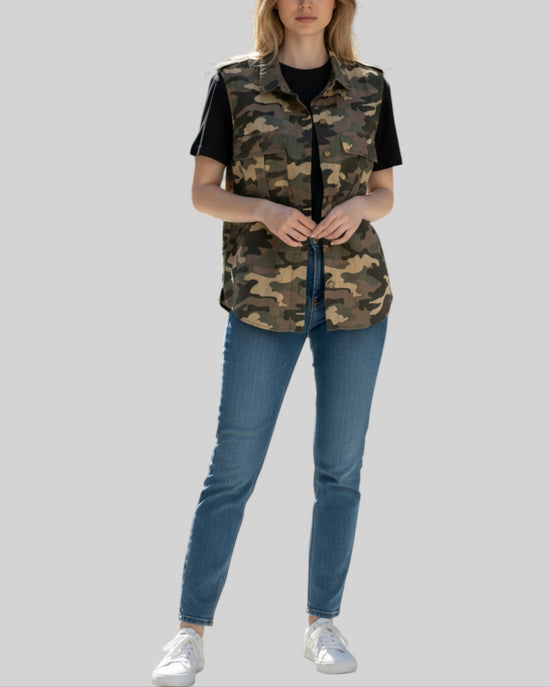 Haut militaire marque Bershka