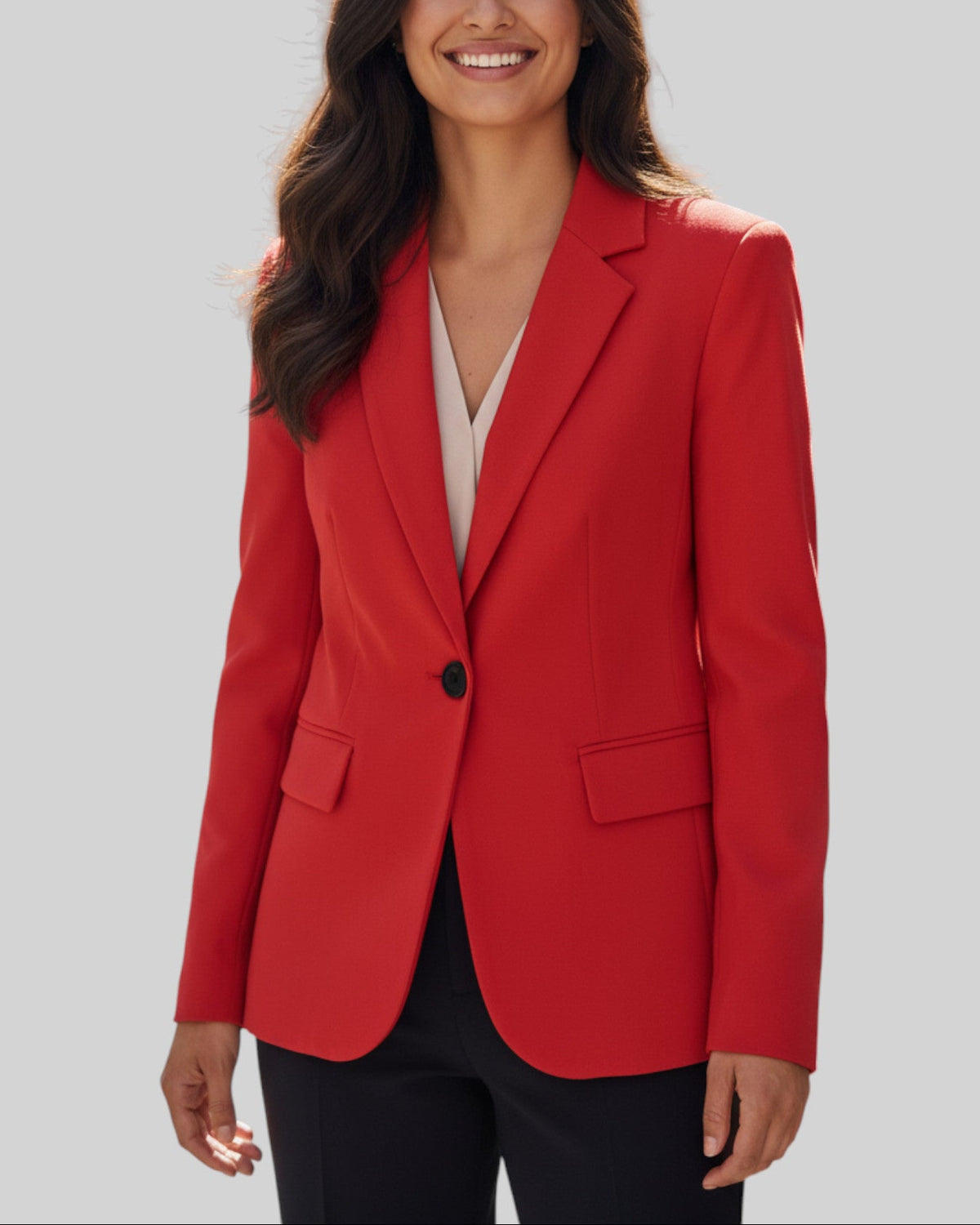 Blazer fashion Zara rouge – taille 34 – seconde main femme