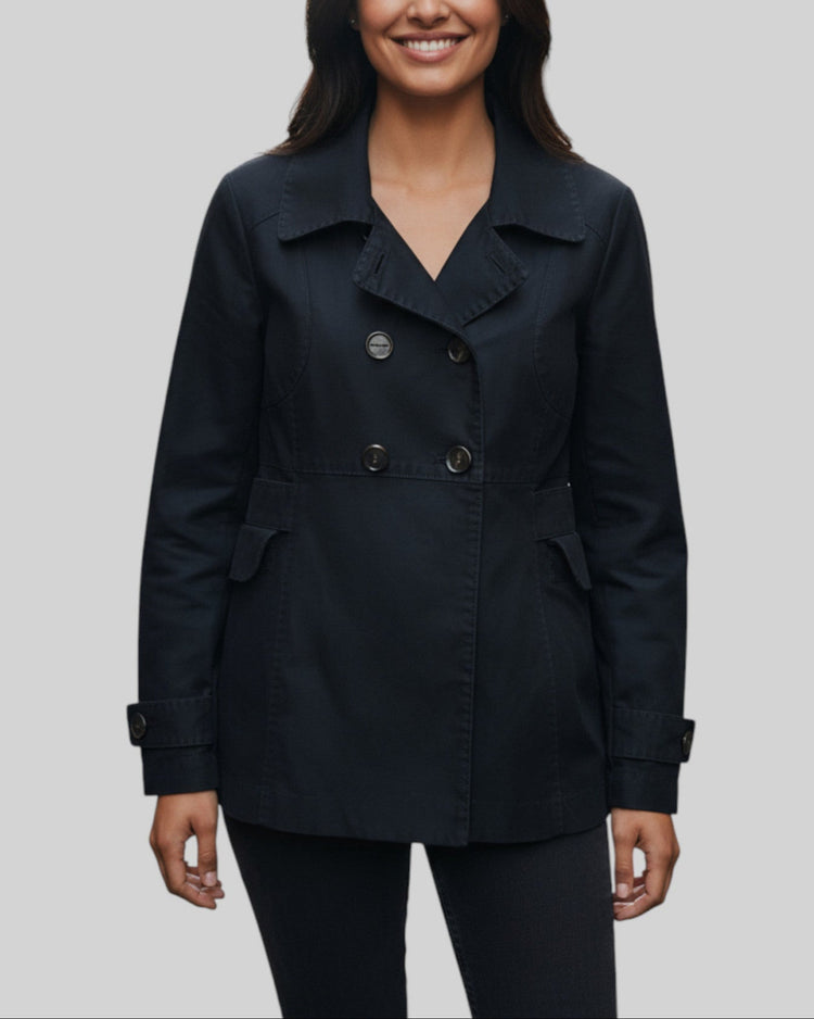 Veste cabans Zara bleu marine – taille S/M – seconde main femme