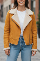 Veste aviateur Zara orange – taille M – seconde main femme